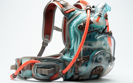 Hydration Pack on a See-Through Surfaceの素材