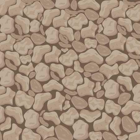 This domestic round edged Stones background is a beautiful blend of oyster browns undertone perfect for flooring, firespace wallpaper or adding urban look to your designs.のイラスト素材