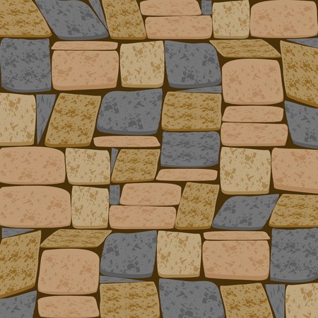 Multicolor Brick Textured Backgroundのイラスト素材