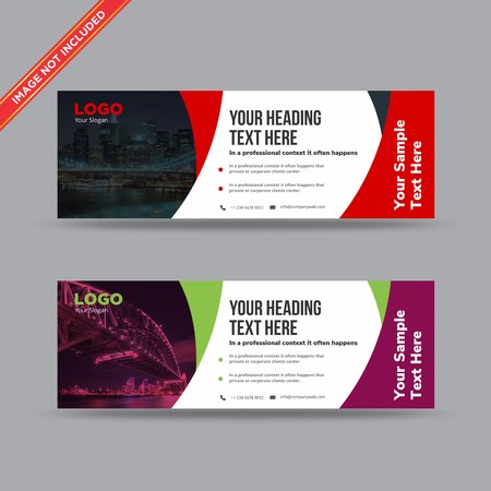 Corporate business banner designのイラスト素材