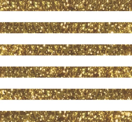 Glitter Striped Pattern with Sparkly Gold Effectのイラスト素材