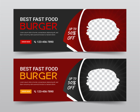 Real estate digital marketing corporate social media cover banner template promotionのイラスト素材