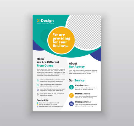 Corporate Business Flayer, poster, brochure cover design layout templateのイラスト素材