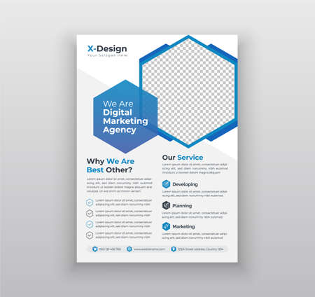 Corporate Business Flayer, poster, brochure cover design layout templateのイラスト素材