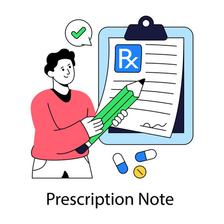 Trendy design illustration of rxのイラスト素材