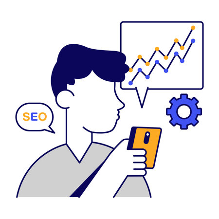 Editable design icon of chat managementのイラスト素材