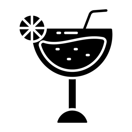 Lemonade icon, editable design vectorのイラスト素材
