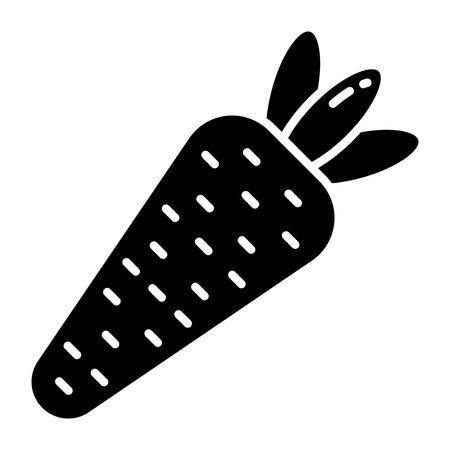 Trendy vector design of carrotのイラスト素材