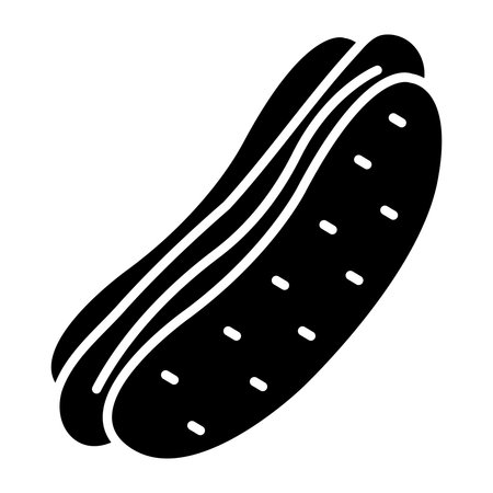 Modern design icon of hotdog burgerのイラスト素材