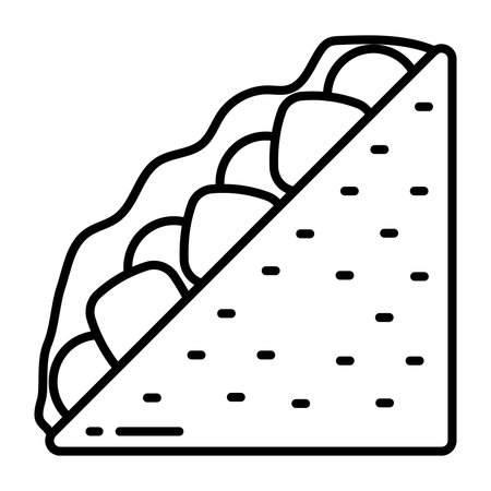 Modern design icon of sandwichのイラスト素材