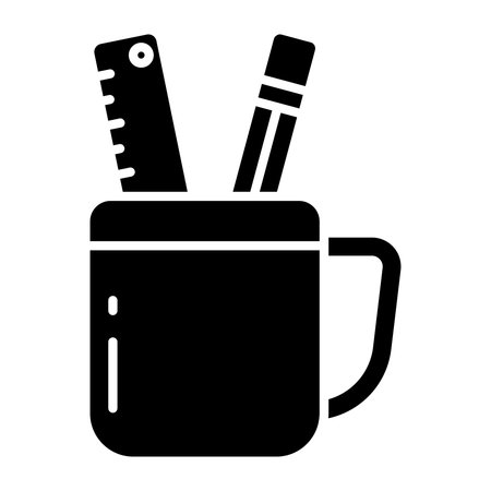 A premium download vector of stationery holderのイラスト素材