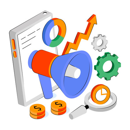 Premium download illustration of business marketingのイラスト素材