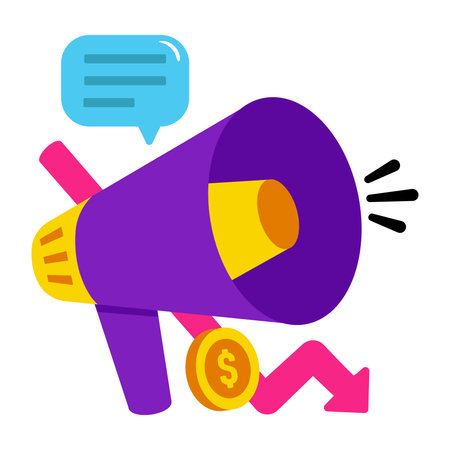 Modern design icon of marketingのイラスト素材