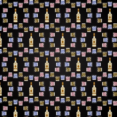 Alcohol abstract background patternのイラスト素材