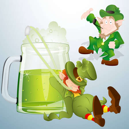 St  Patrick s Day Characters Vectorsのイラスト素材