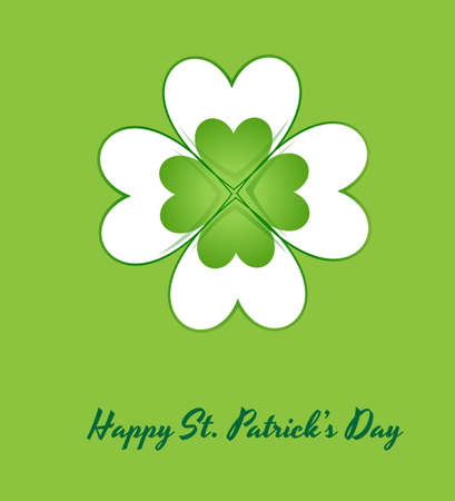 Abstract Irish Shamrock Backgroundのイラスト素材
