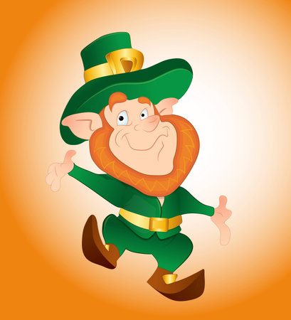 Dancing Leprechaunのイラスト素材