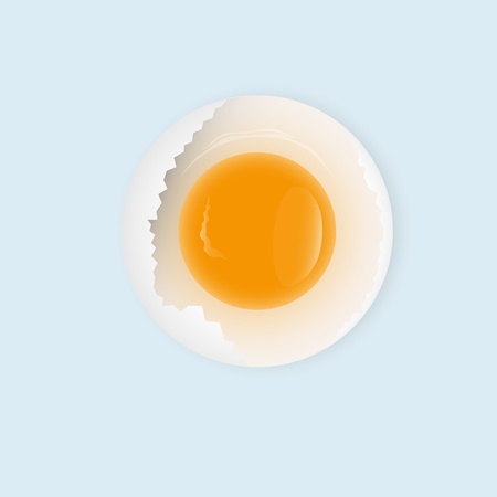 Broken Egg Vectorのイラスト素材