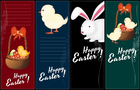 Set of Easter Bannersのイラスト素材