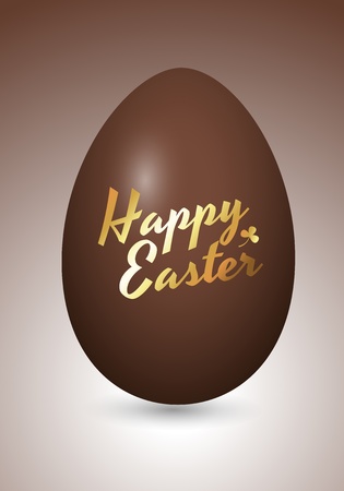 Chocolaty Easter Eggのイラスト素材