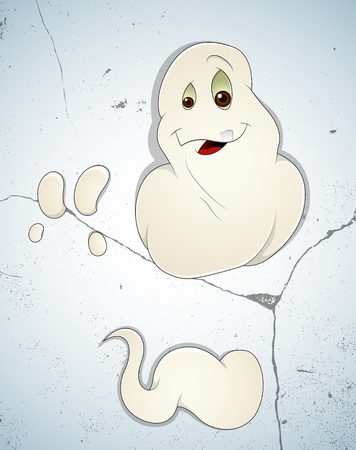 Cute Halloween Ghostのイラスト素材