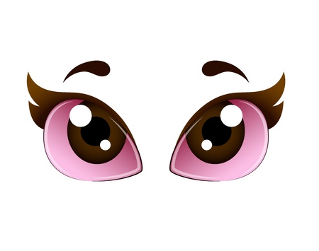 Cute Cartoon Eyeのイラスト素材