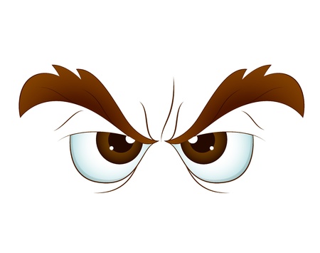 Angry Eye Vectorのイラスト素材