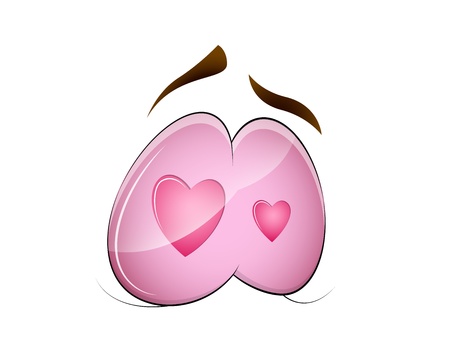 Love Expression Eyeのイラスト素材