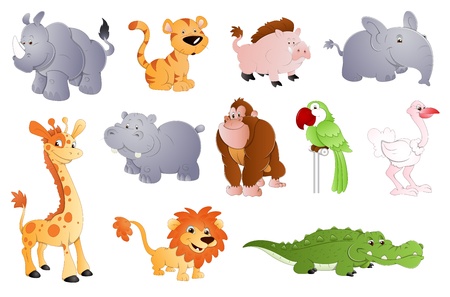 Cute Animalsのイラスト素材