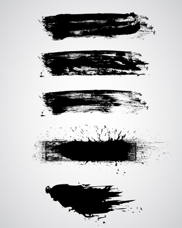 Grunge Lines Vectorsのイラスト素材