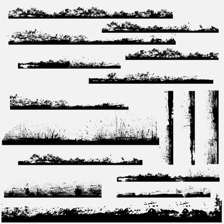 Grunge Frame Edges and Page Borderのイラスト素材