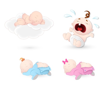 Babies Vectorsのイラスト素材