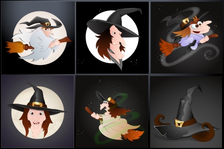 Witch Vectorsのイラスト素材