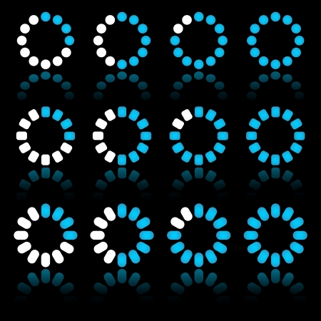 Preloader Vectorsのイラスト素材