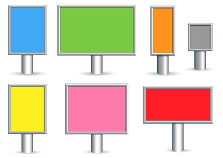 Billboards Vectorsのイラスト素材