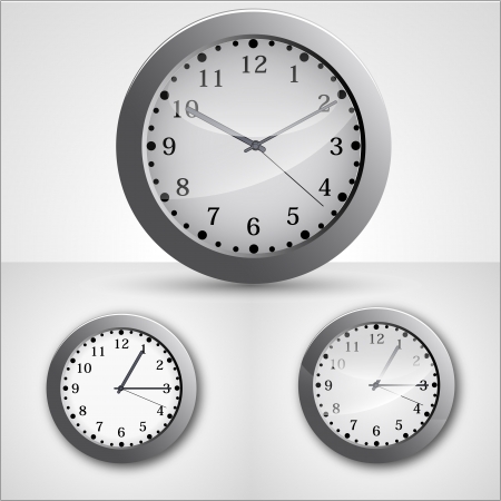 Clock Vectorsのイラスト素材