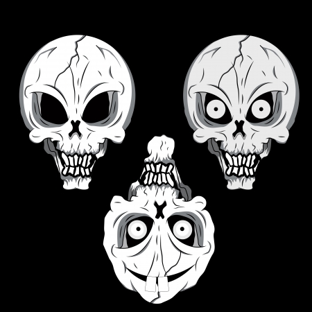 Skulls Vectorsのイラスト素材
