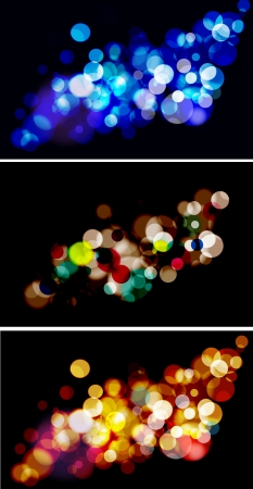Abstract Lights Backgrounds Vectorsのイラスト素材