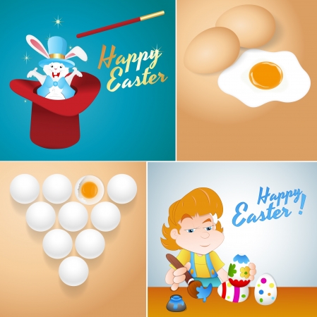 Easter Backgroundsのイラスト素材