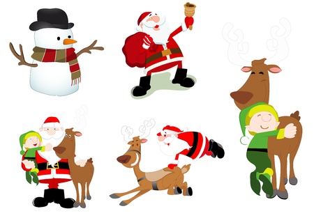 Christmas Vector Illustrationsのイラスト素材