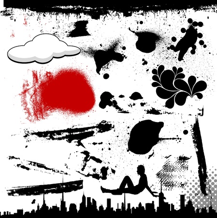 Grunge Urban Design のイラスト素材