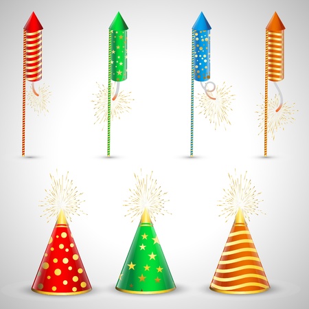 Fireworks のイラスト素材