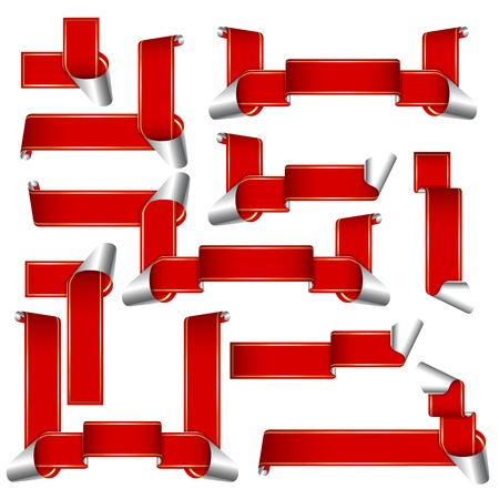 Vector Banners   Ribbonsのイラスト素材