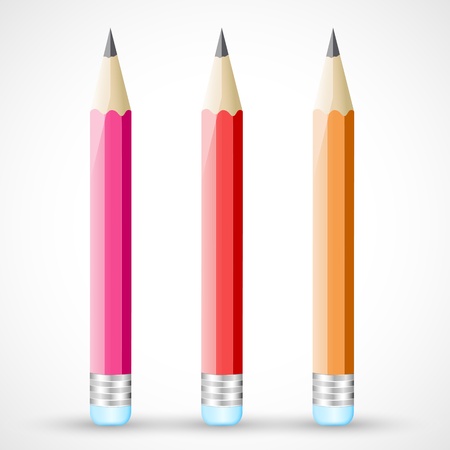 Pencils Vectorsのイラスト素材