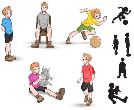 Cartoon Boy Vectorのイラスト素材