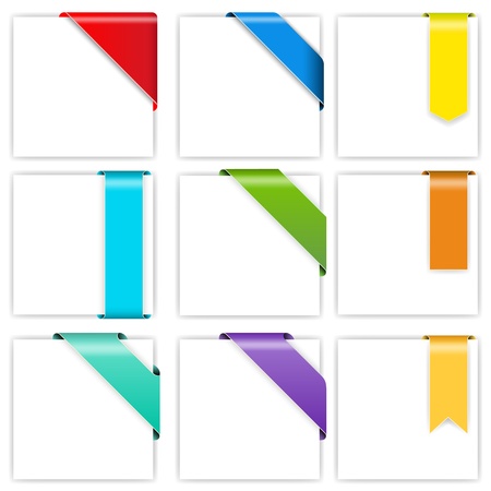 Corner Vector Elementsのイラスト素材