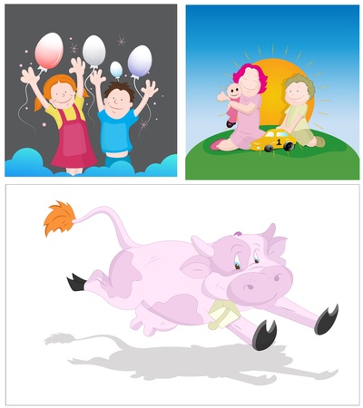 Childrens Vectorsのイラスト素材