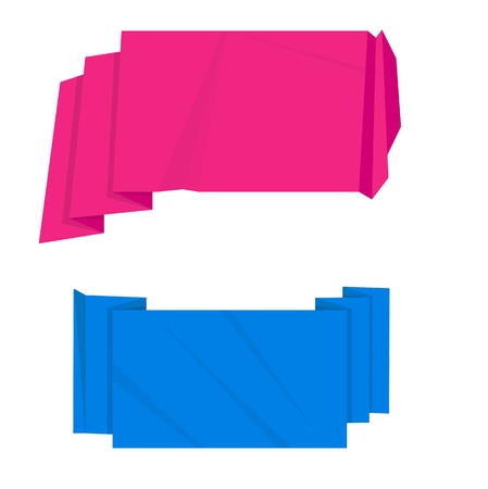 Paper Banners Vectorsのイラスト素材