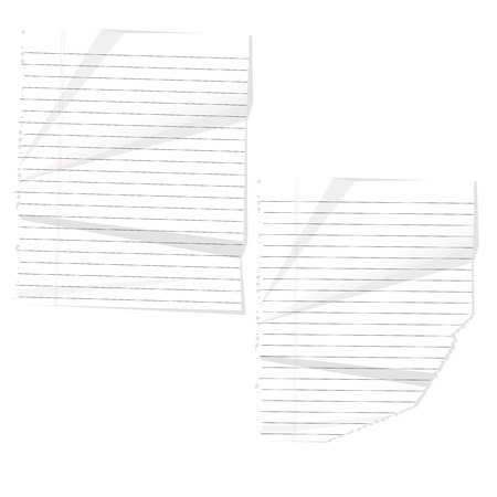 Crushed Paper Vectorのイラスト素材