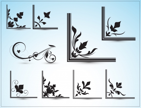 Corner Designs Vectorsのイラスト素材